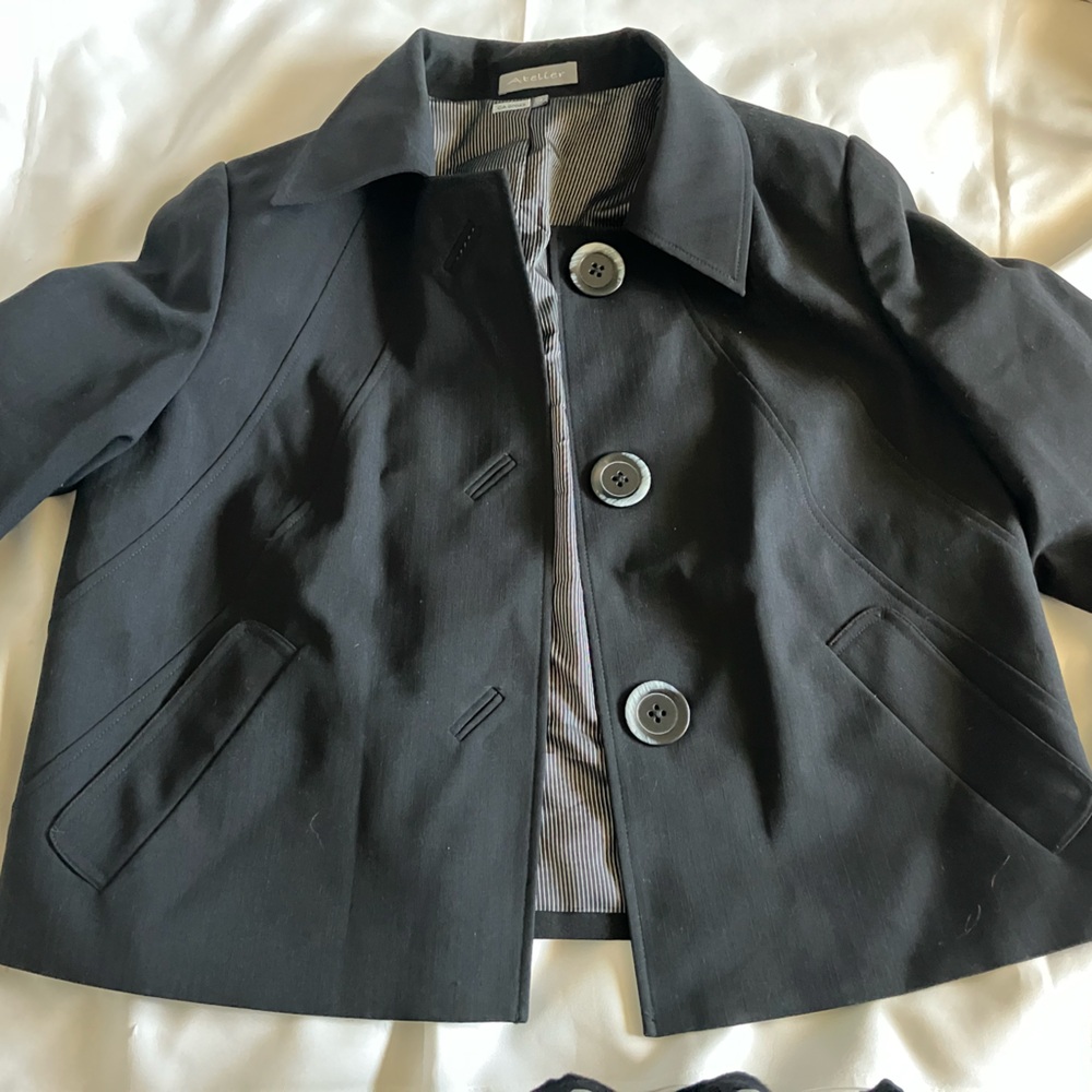 Black Button-Up Blazer